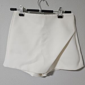 Zara - Skort Skirt Shorts Crepe